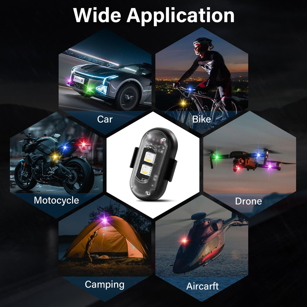 Amiline USB-rechargeable LED strobe charges quickly via USB