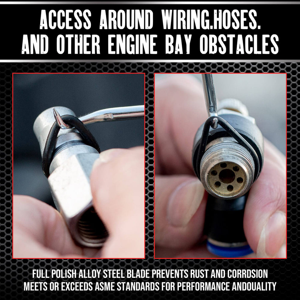 AMM hose pick reaches hose ends and O-rings effortlessly