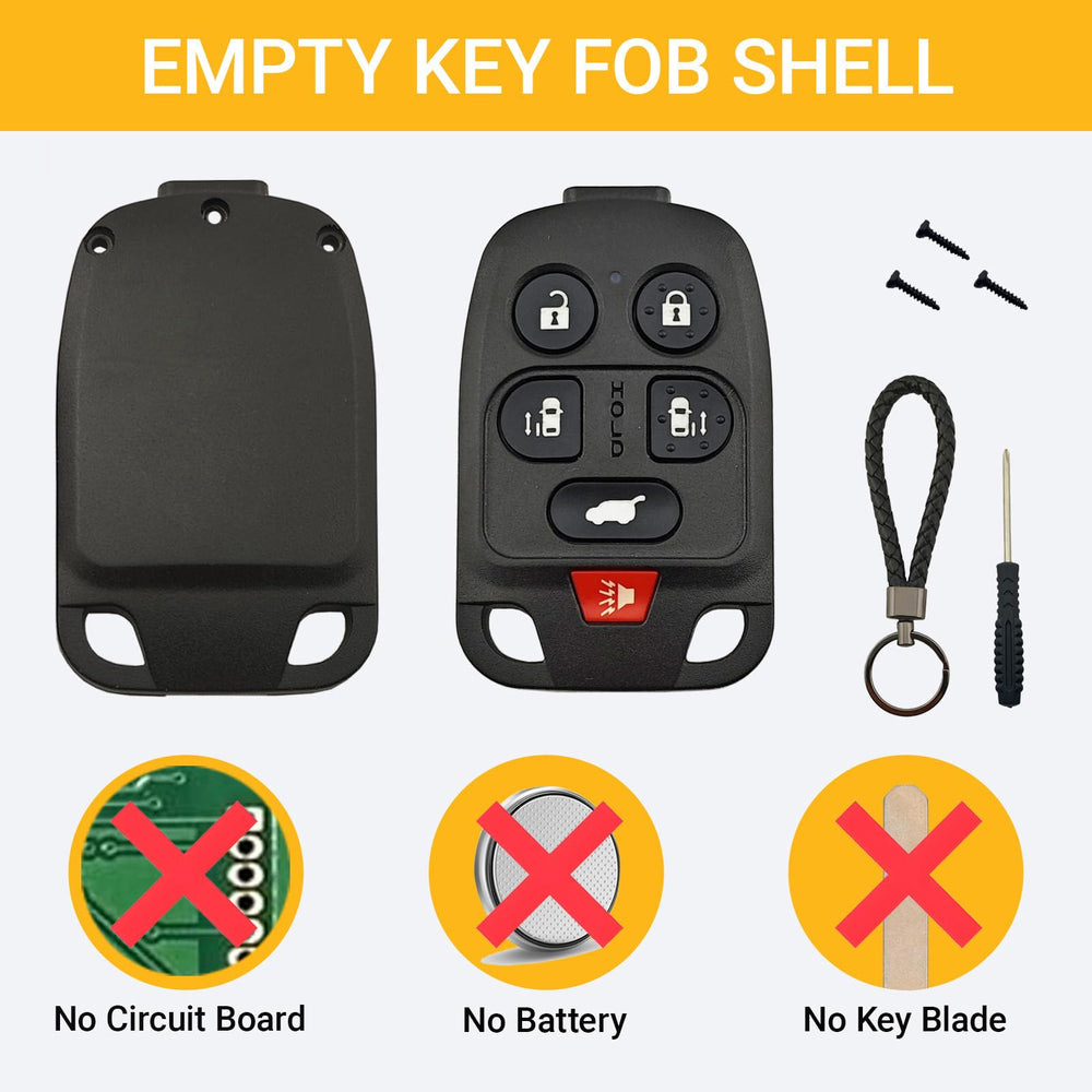 AMNEYER Odyssey key shell three-screws design for extra durability.