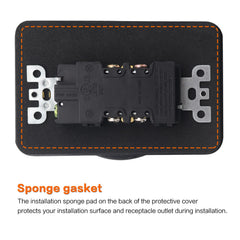 AMOMD shallow wiring-space design helps fit multiple devices in joist boxes.