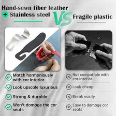 Amooca coat-bag-organizer-hooks tidy jackets and accessories.