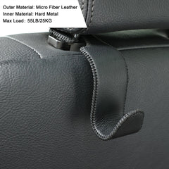 Amooca headrest hook back-seat use keeps items organized for passengers.