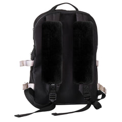 Amooca seatbelt pad on camera bag strap highlights versatile use