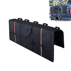 Amooca tailgate pad with 52-wide coverage protects your truck while supporting up to five bikes.