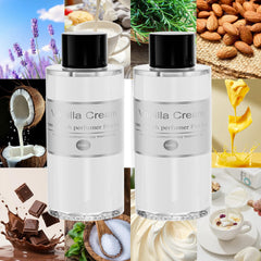 Amor Lyris natural fragrances sample display highlights plant-based scents.