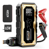 Amplyn Jump Starter with LED display shows charge status