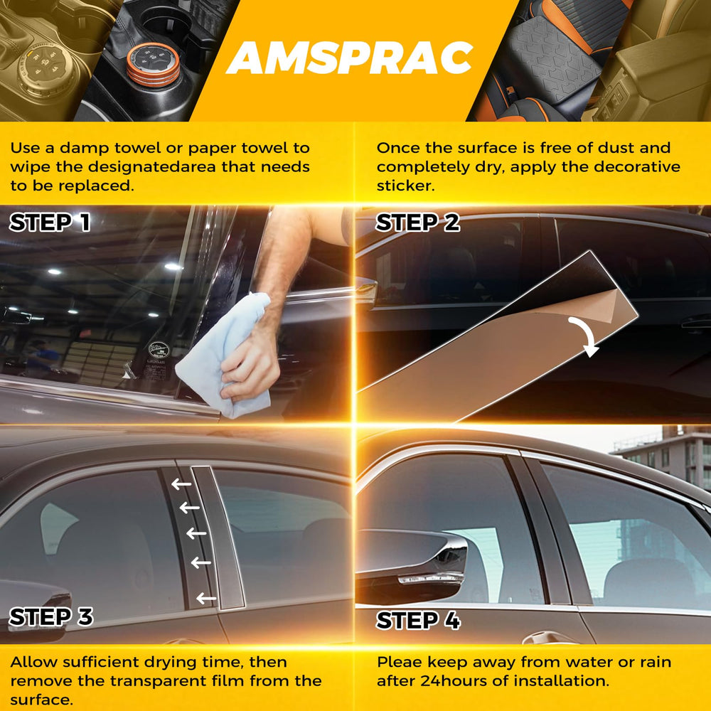 AMSPRAC six-piece set simplifies upgrading the Charger exterior