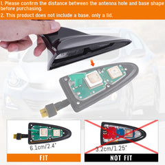 AMSPrac shark fin antenna cover for Genesis BH 2008-2013, sleek upgrade.
