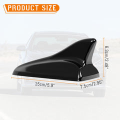 AMSPrac Shark Fin Antenna Cover packaging includes 1 cover; glue needed for install.