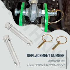 AMTHKNO top link pin kit for Category 1 tractors supports reliable attachments