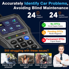 AMTIFO OBD2 scanner wide-vehicle compatibility covers most 1996+ cars and SUVs.