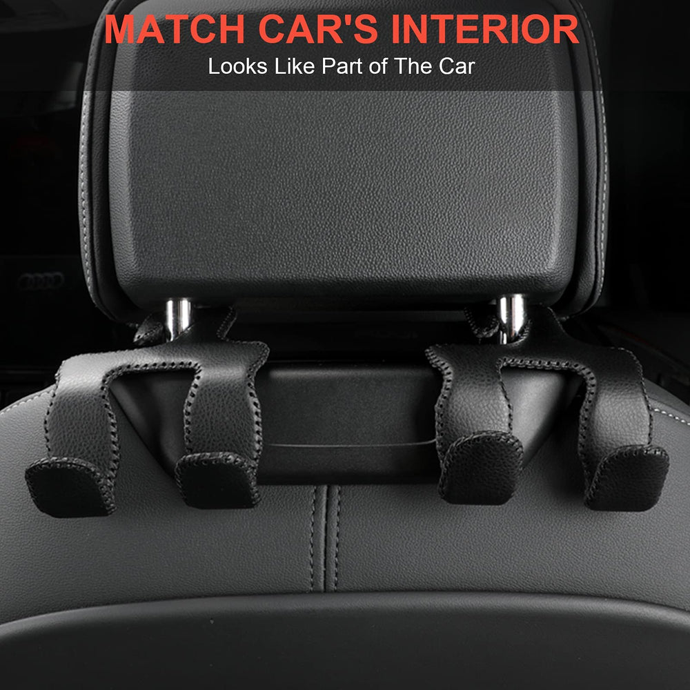AMVOYOA headrest hooks with side-opening design for quick installation