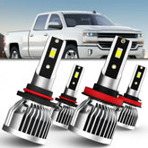 AMXTOBUB Silverado 4-pack LED bulbs deliver bright, reliable illumination for nighttime driving.