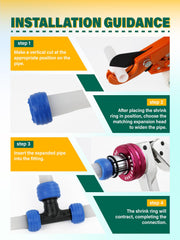 AMZCNC PEX expansion tool cutting tool for clean, accurate cuts.