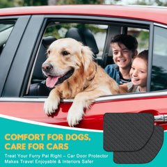 ANA EGO dog door protector 2-pack fits most cars, SUVs, and trucks for versatile protection