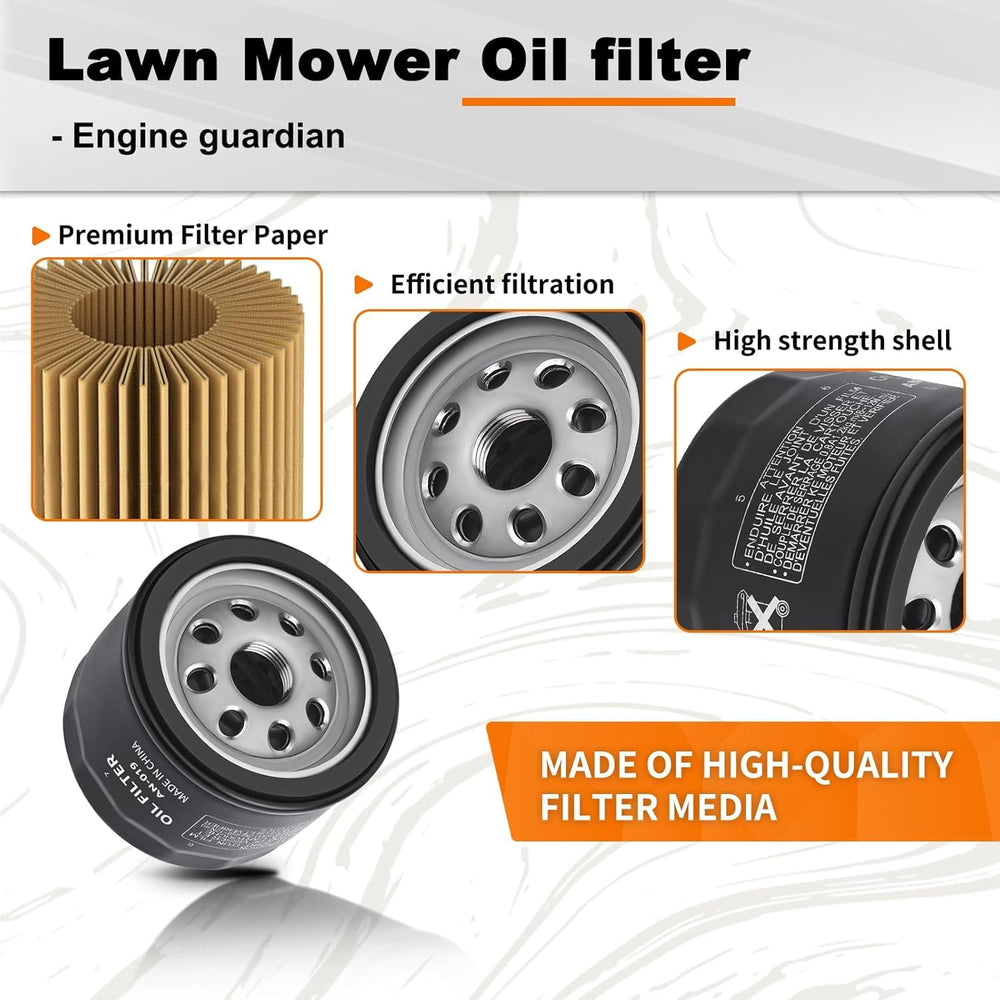ANAHAF oil filter with synthetic rubber seal; prevents leaks.