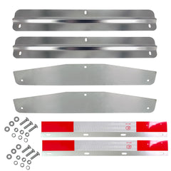 ANAQA 24in mudflap weights with backplates for secure trailer handling