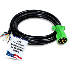Anayguto wiring harness compatible with trailers, campers, RVs and other tow vehicles.