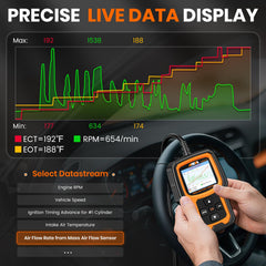 ANCEL AD410 PRO freeze frame replay captures fault moment