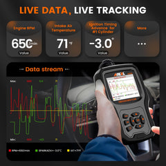 ANCEL AD530 full OBDII insights including sensors and monitors