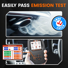 ANCEL AD530 PRO 36% larger screen makes readings easier