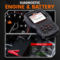 ANCEL AD530 PRO insulated clamps ensure safe battery connections