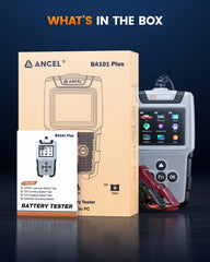 ANCEL BA101 Plus durable ABS housing with insulated clamps.
