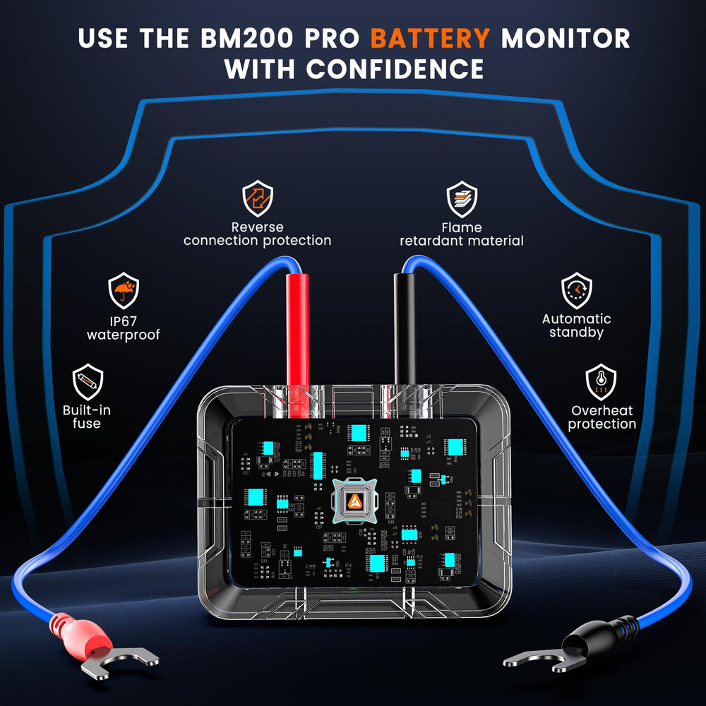 ANCEL BM200 PRO IP67 waterproof build keeps connections safe in harsh environments.