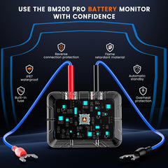 ANCEL BM200 PRO IP67 waterproof build keeps connections safe in harsh environments.