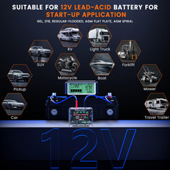 ANCEL BM200 PRO top LEDs clearly indicate status at a glance.