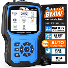 ANCEL BM700 PRO BMW scanner offers full diagnostic coverage for BMW, Mini, and Rolls-Royce.