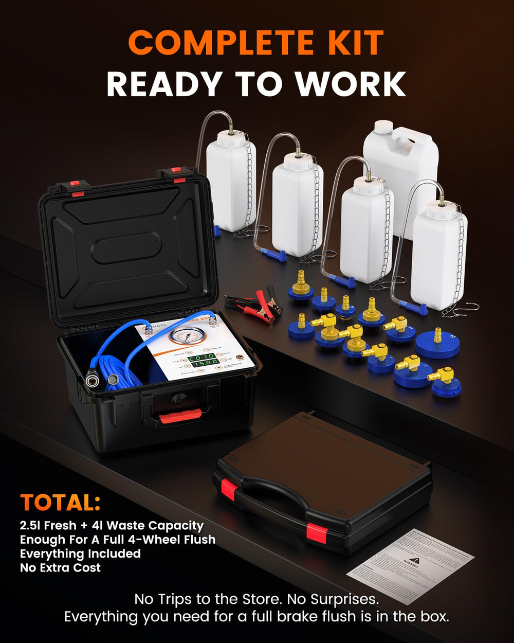 BR2000 Elite digital pressure and timing ensure consistent flushes