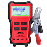 ANCEL BST100 front display shows clear battery status for quick checks.