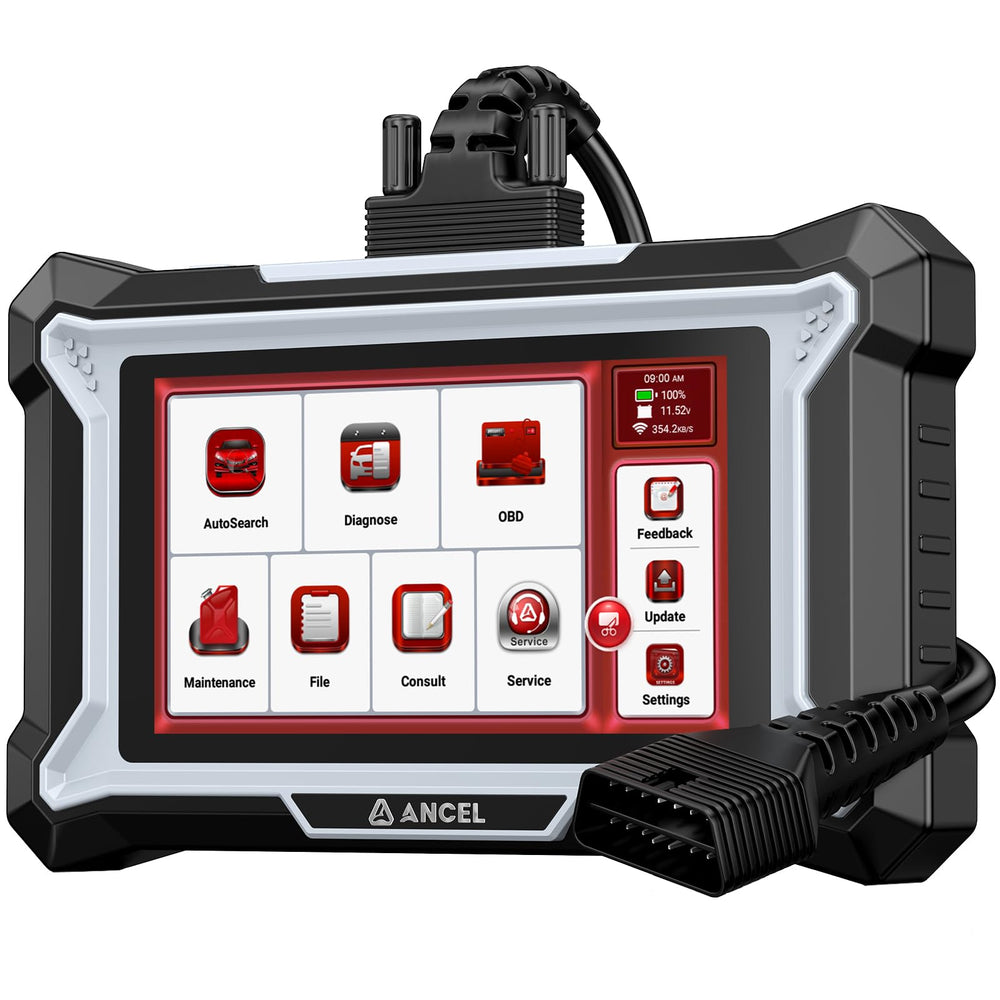ANCEL DS100 screen reading engine codes for quick diagnostics