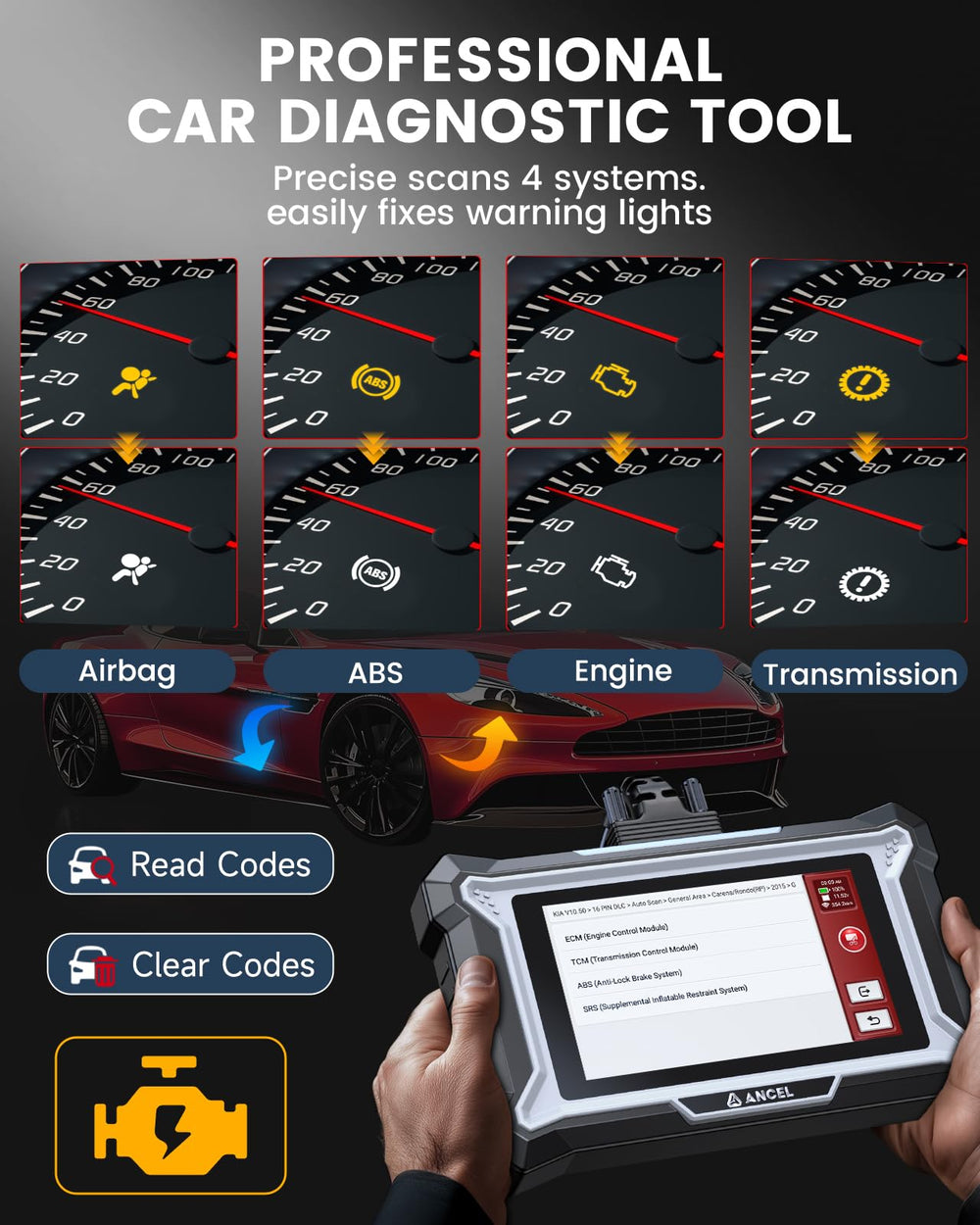 DS100 USB port for easy setup and car readiness
