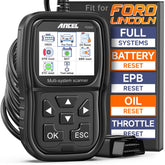 ANCEL FD500 screen display provides clear Ford system codes for quick diagnostics.