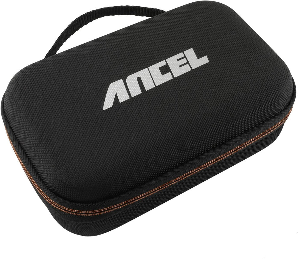 ANCEL closed case front view shows protective storage and easy identification