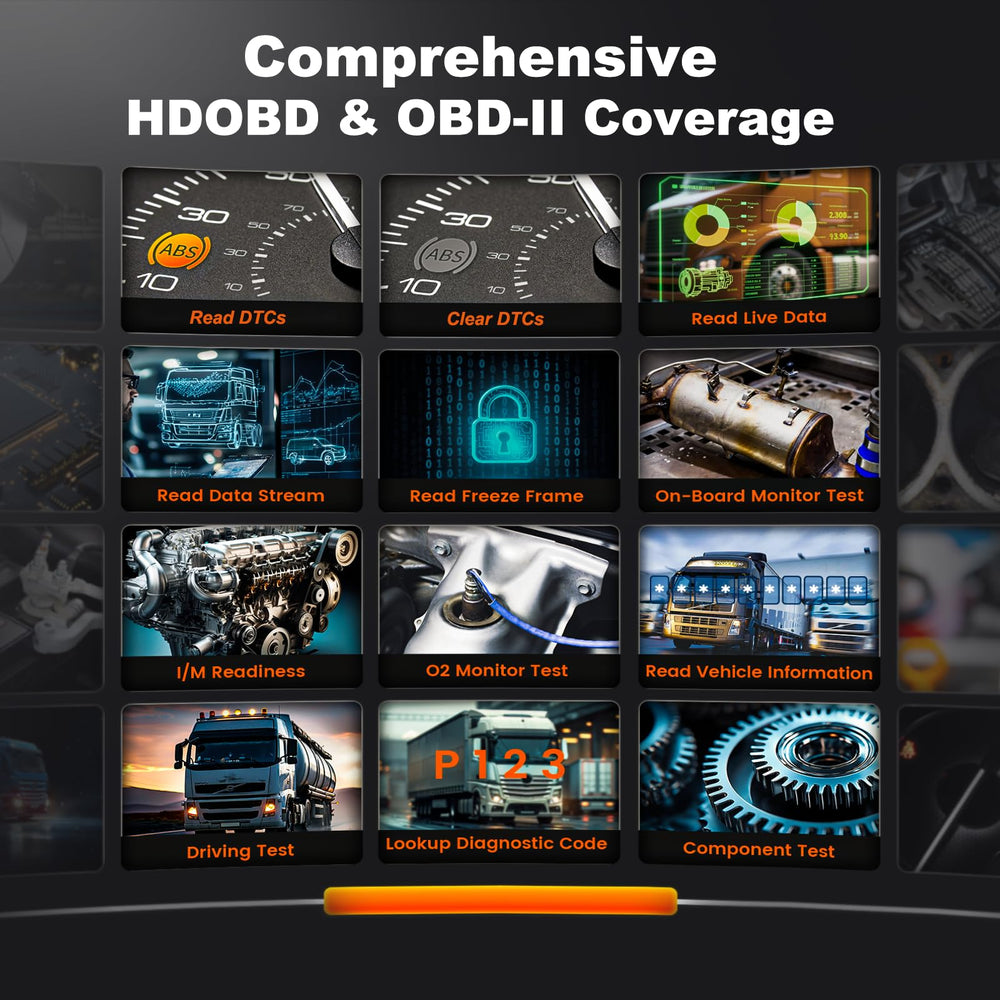 ANCEL HD7000 Elite vehicle-powered operation for uninterrupted diagnostics.