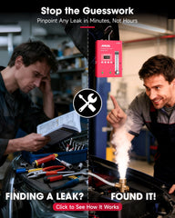 ANCEL L3000 with LED gauge shows precise pressure changes during diagnostics.