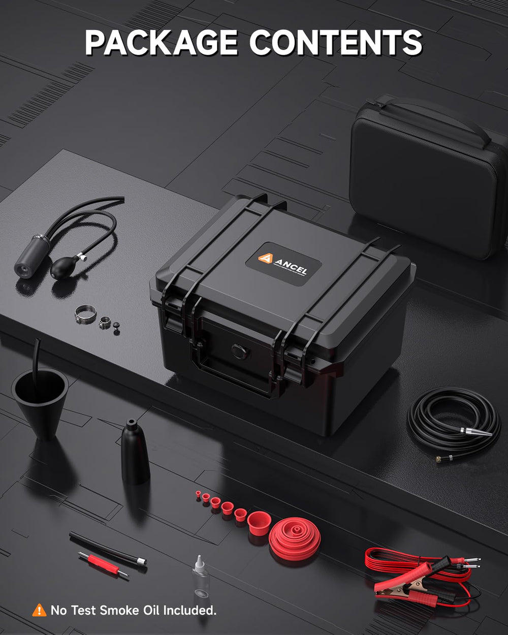 ANCEL L8000 adjustable pressure control enables precise leak localization