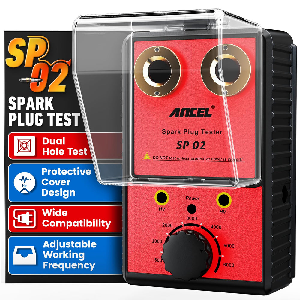 ANCEL SP02 dual-holes test setup for quick plug comparison