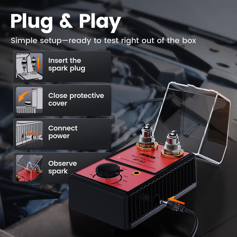 ANCEL SP02 easy plug connection for fast setup
