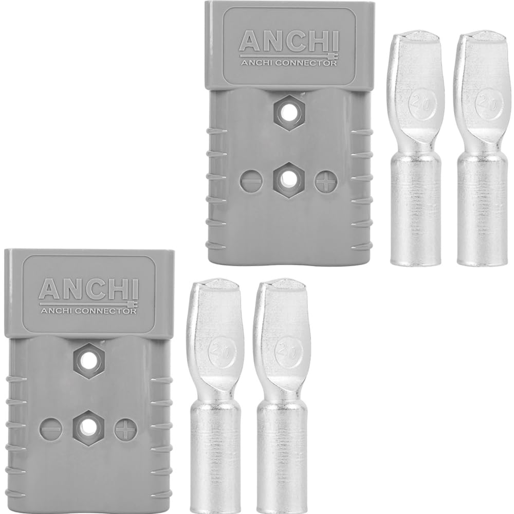 ANCHImsr 350A forklift connector gray assembly for high-power transfer