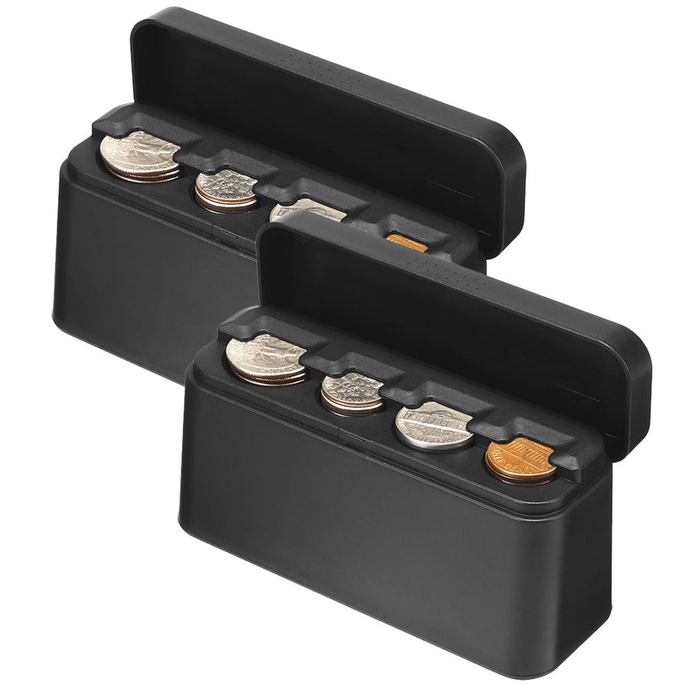 ANCHOM coin holder with large capacity slots keeps US coins organized for quick access.
