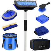 ANCLO 62-inch car wash brush extending reach for roofs and high surfaces.