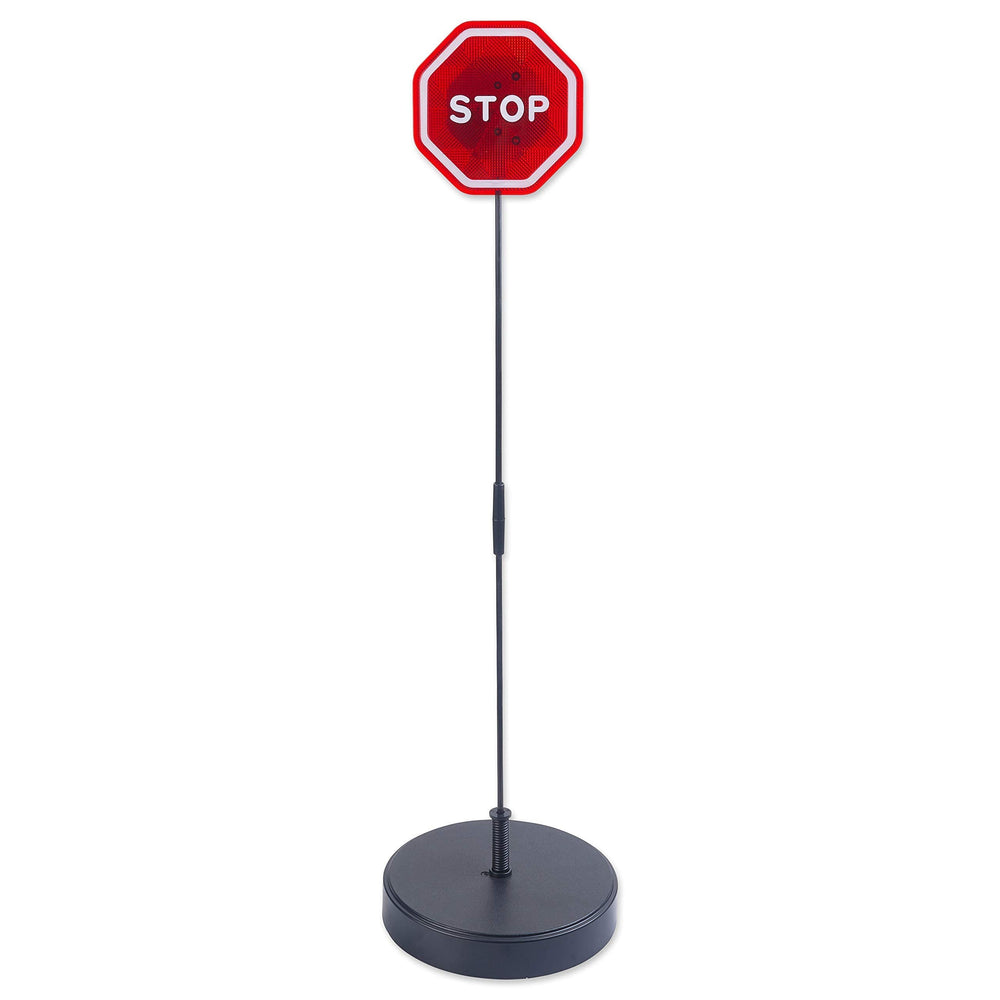 Andalus Brands bumper-contact LED warning highlights proximity when bumper nears stop sign.