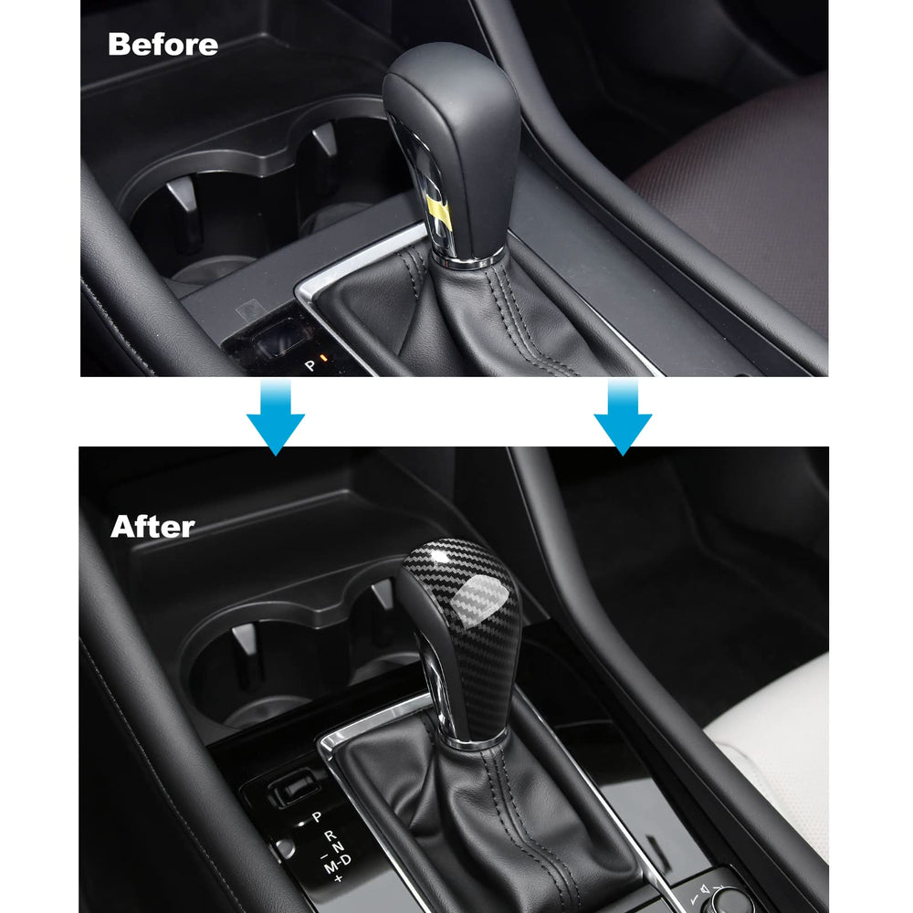 ANFOKAS ABS gear shift cover with glossy finish improves grip and cleanability.