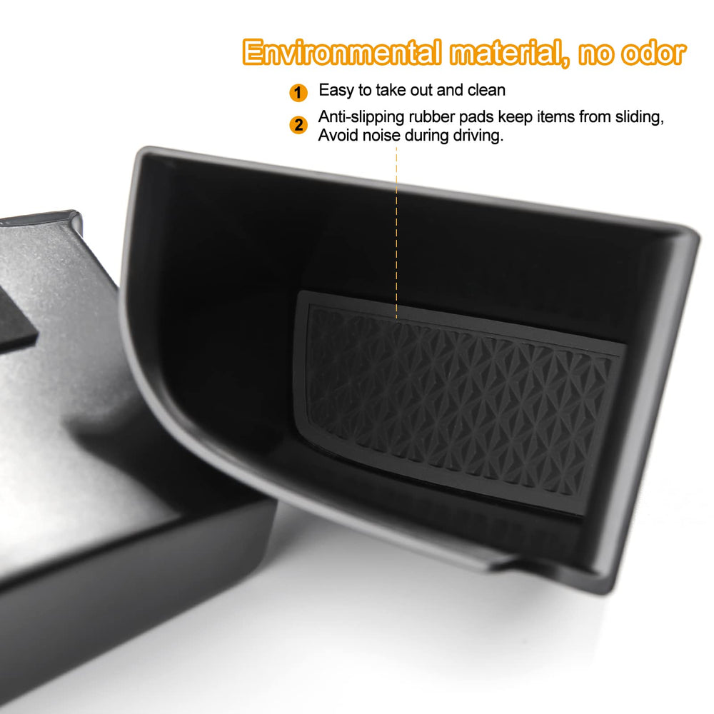 ANFOKAS anti-skid rubber pads prevent items from sliding while driving.