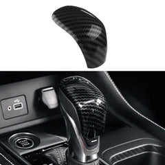 ANFOKAS gear shift knob cover on Nissan Sentra Altima enhances sporty interior.
