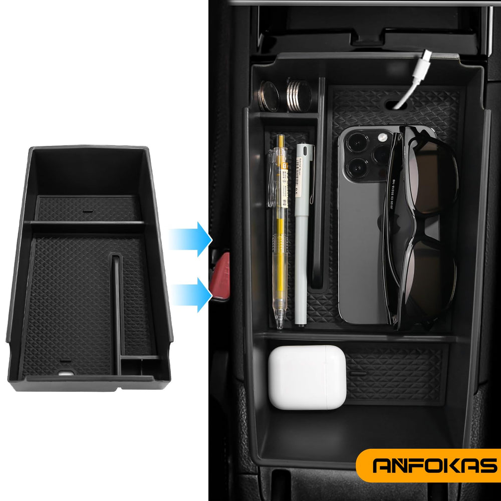 ANFOKAS DL3 coin and card storage area helps organize small items